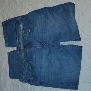 George Men's Straight Blue Jeans 36x30